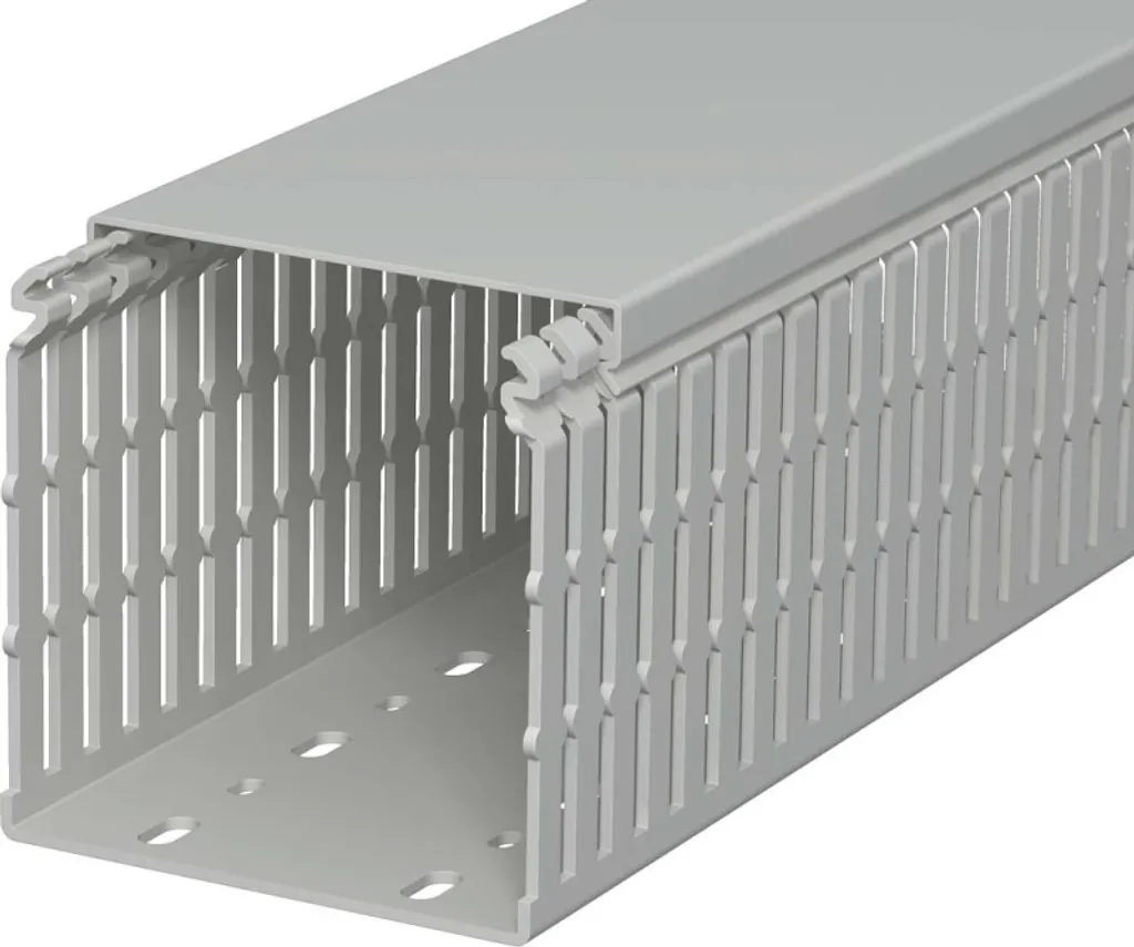 Goulotte 100x100 LKV/N : fini le désordre dans vos câblages 6178441