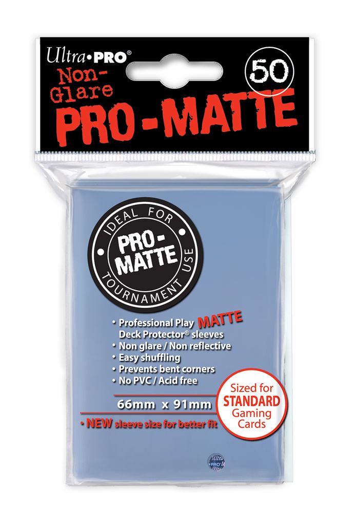 Ultra Pro - Transparente Pro-Matte Deckschutzhüllen Produktbild 