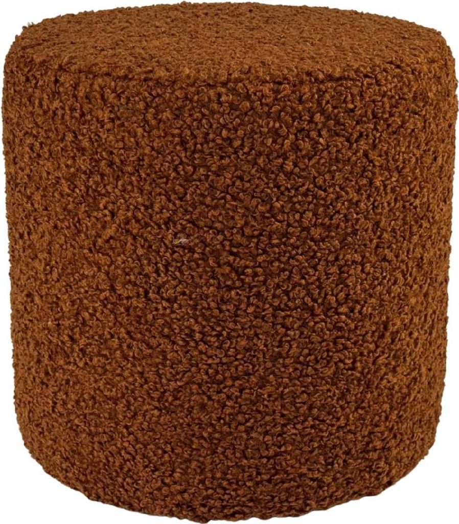 Pufa ROLF okrągła 40x40 cm miękkie siedzisko do salonu Zdjęcie produktu 
