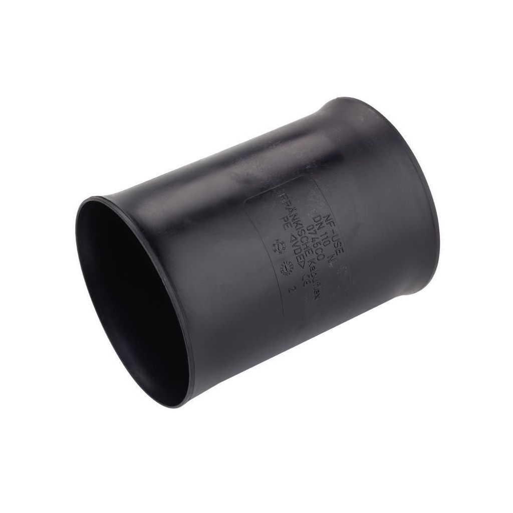 FRÄNKISCHE Rohrmuffe Ø110/115,5mm Kst PE unbeh