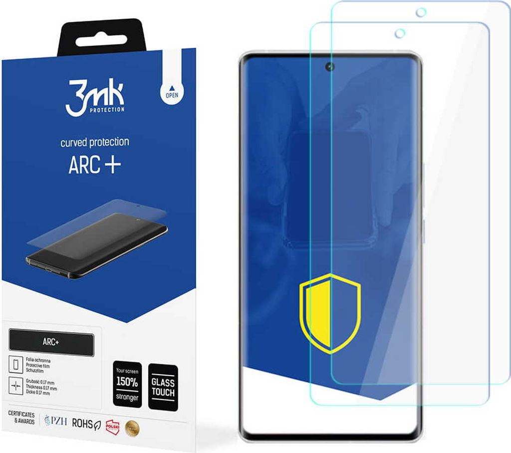 3mk Display Schutzfolie ARC+ für Vivo iQOO 8 Pro 5G  0,17mm Produktbild 
