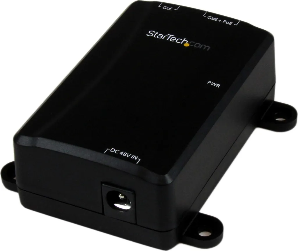 Injecteur PoE Gigabit 1 Port - Midspan StarTech haute performance