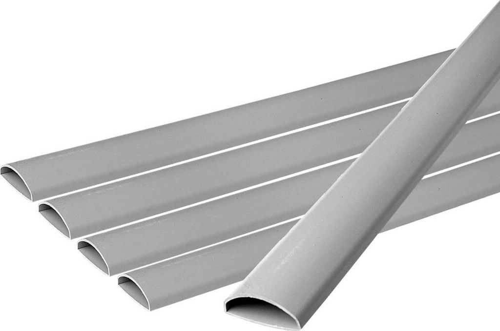 Slimtube Abflussrohr oval 750 mm Produktbild 3