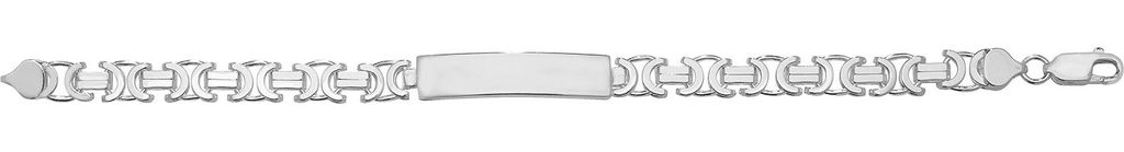 Edles 925 Sterling Silber Herren - Byzantinisch Armband - 22cm*8mm, 30 Gramm; TRS25037