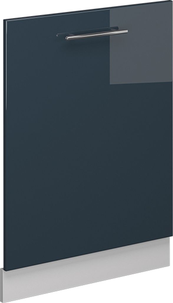 Geschirrspülblende Vicco Fame-Line Dunkelblau Hochglanz 60 Produktbild 