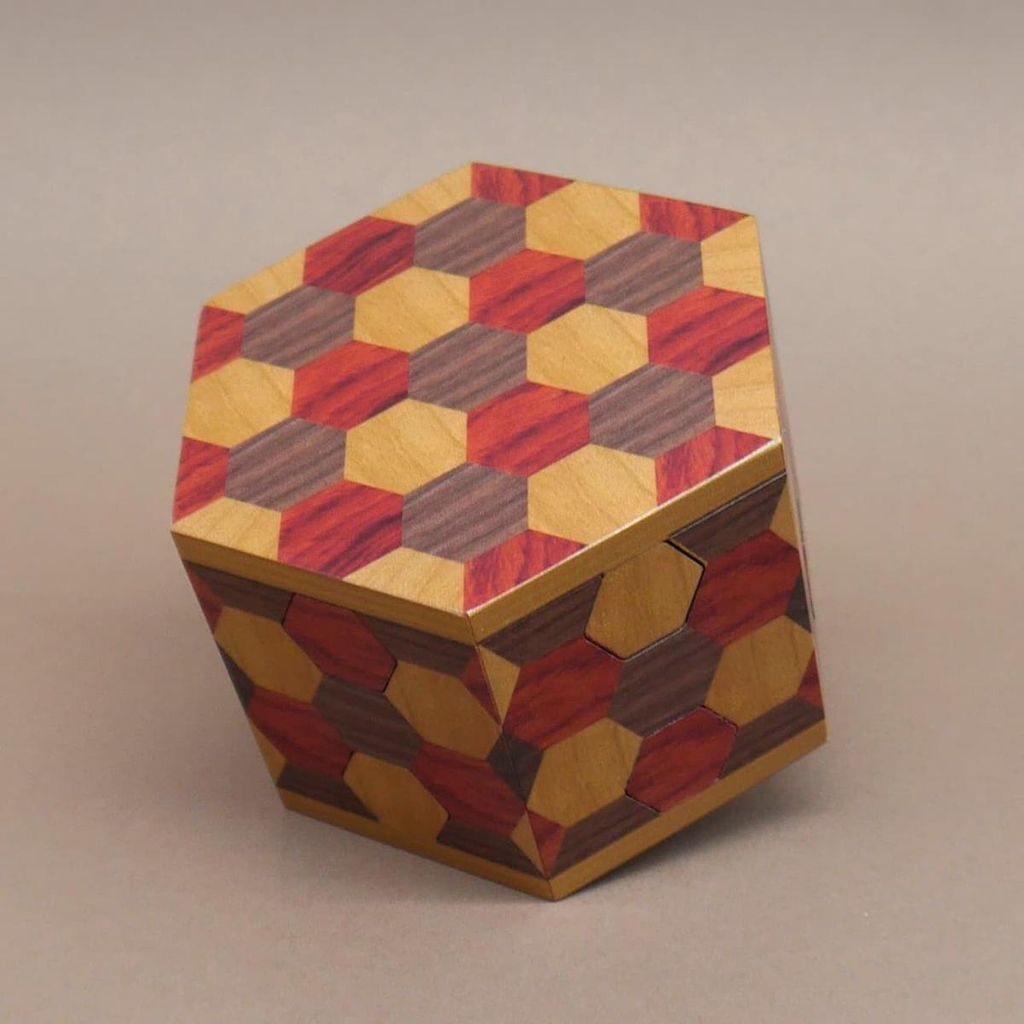 Philos Puzzlebox Honigwabe Gehirntraining Geschenk-Aufbewahrungsbox
