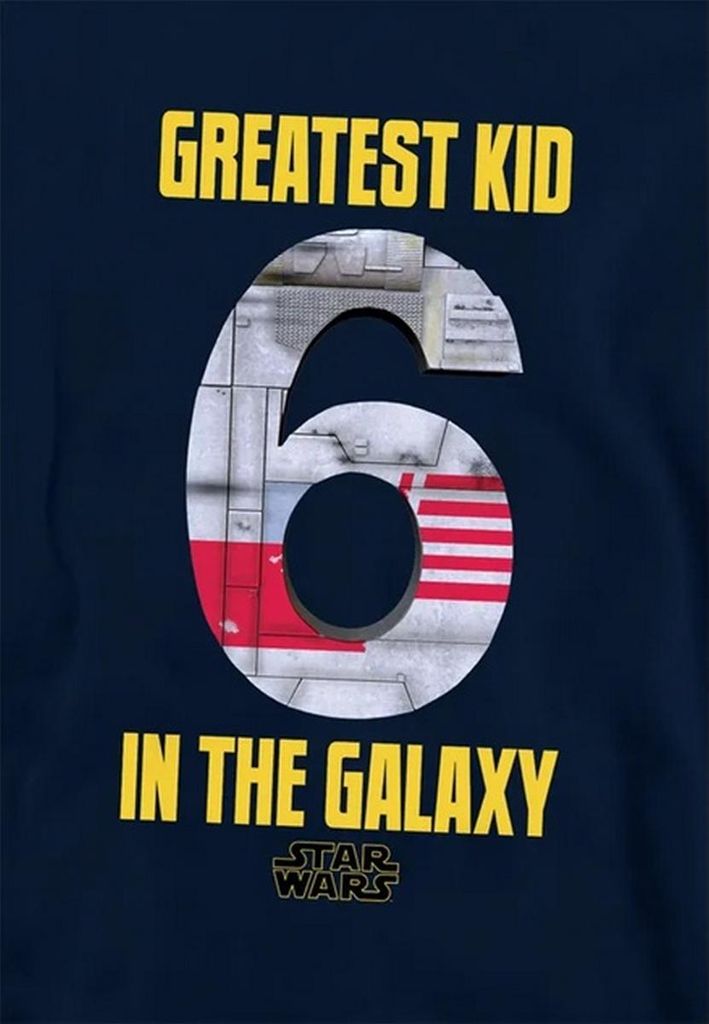 Star Wars - "6" Kapuzenpullover für Kinder TV23881 (128) (Marine)