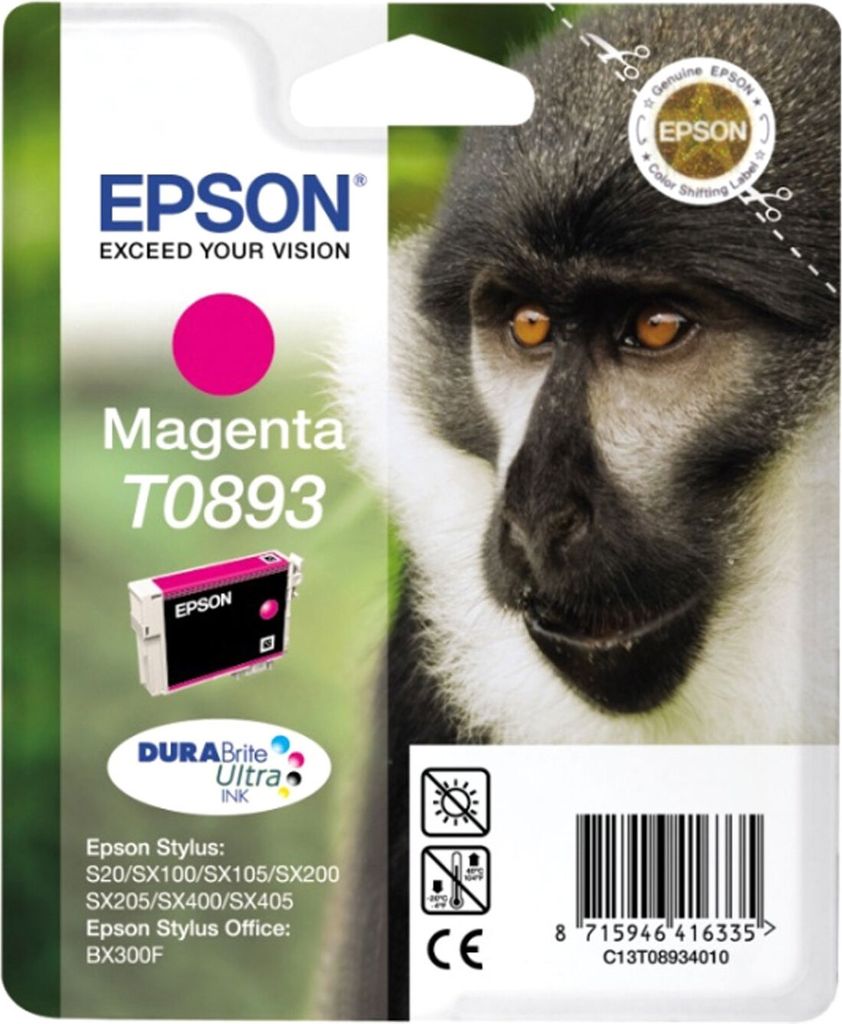 Epson Patrone T0893 Original Magenta 3,5 ml - Pigmenttinte