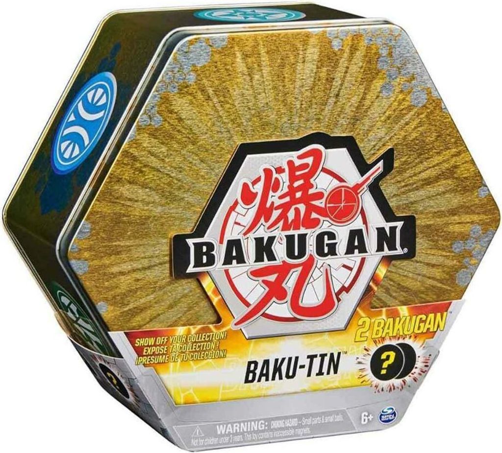 Baku Tin | Bakugan | Spinmaster | Aufbewahrungsbox Gelb