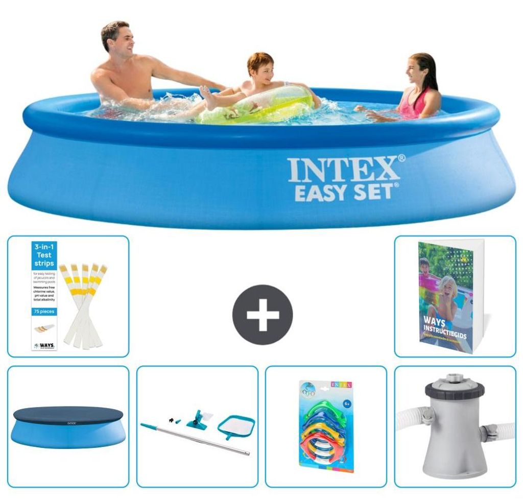 Easy Set Pool Rund - 305x61 cm - 7-teilig S125