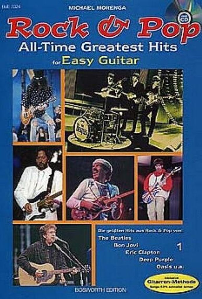 Rock & Pop. All Time Greatest Hits for Easy Guitar. Deutsche Ausgabe / Rock & Pop All-Time Greatest Hits. Bd.1