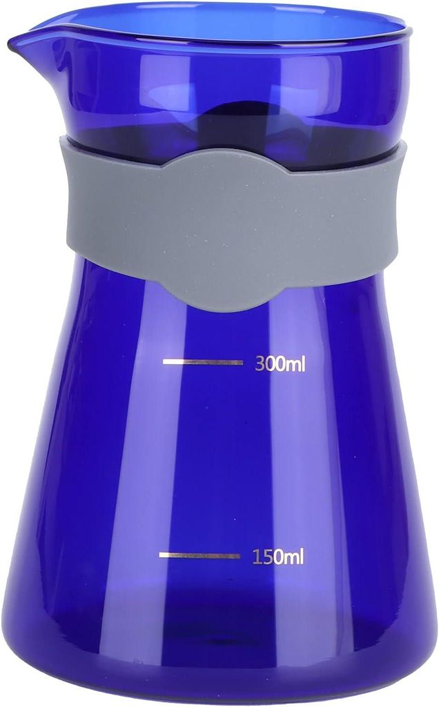 Teekanne aus Borosilikatglas, herausnehmbarer Teefilter, Skala, präziser Ausguss, für losen Tee zu Hause oder im Büro