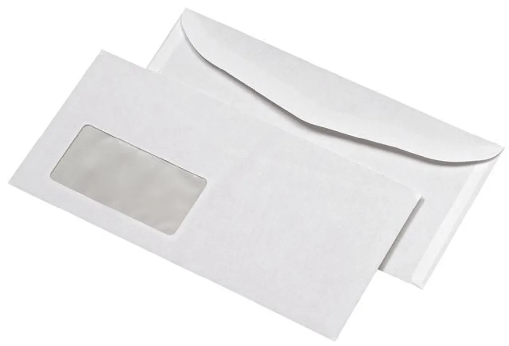Lot de 1000 enveloppes gommées 229x125 mm 75g avec fenêtre Mayer-Network