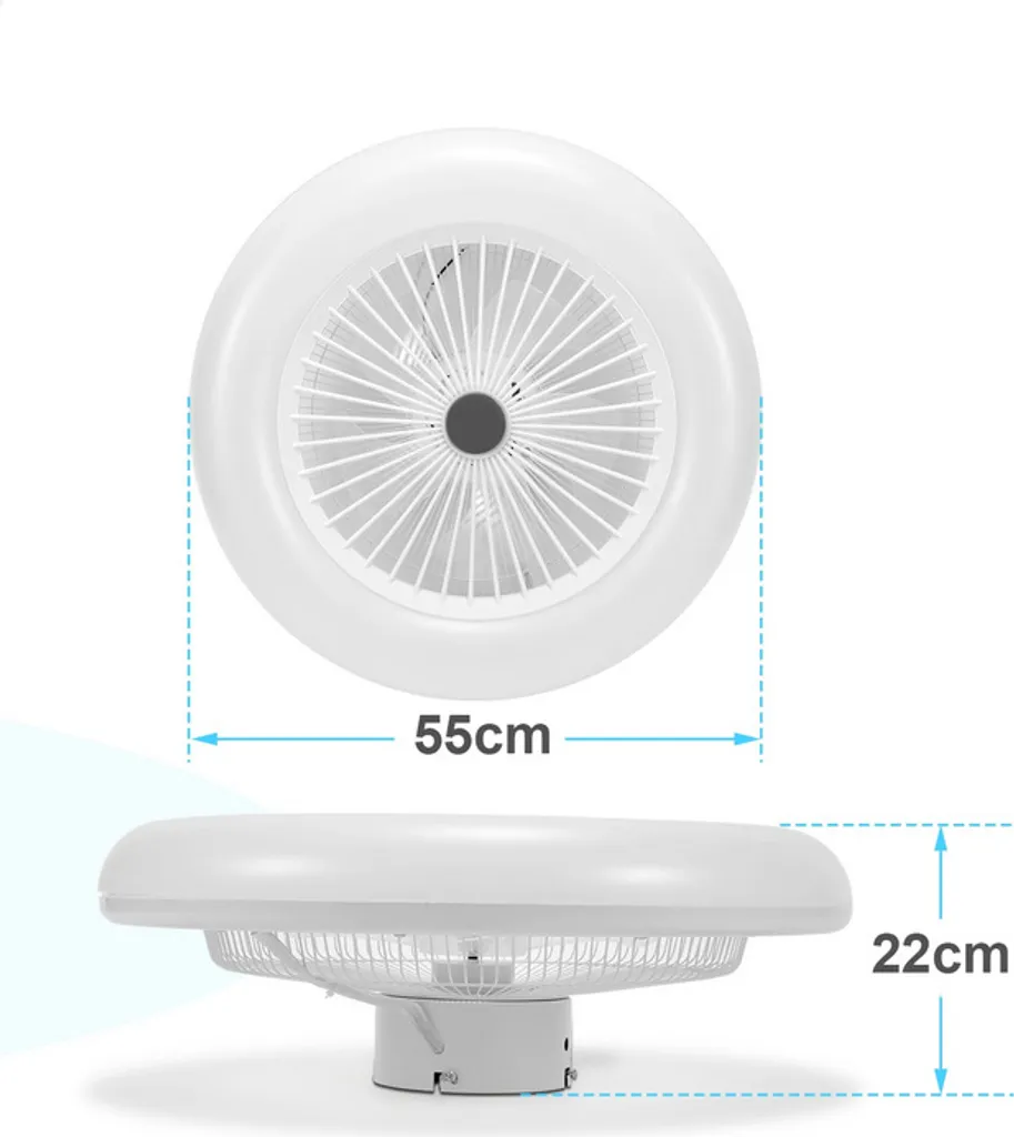 Kit Dissipatore Per LED 50W/100W Con Ventola 60&deg; E Lente In Vetro 44mm - DC12V