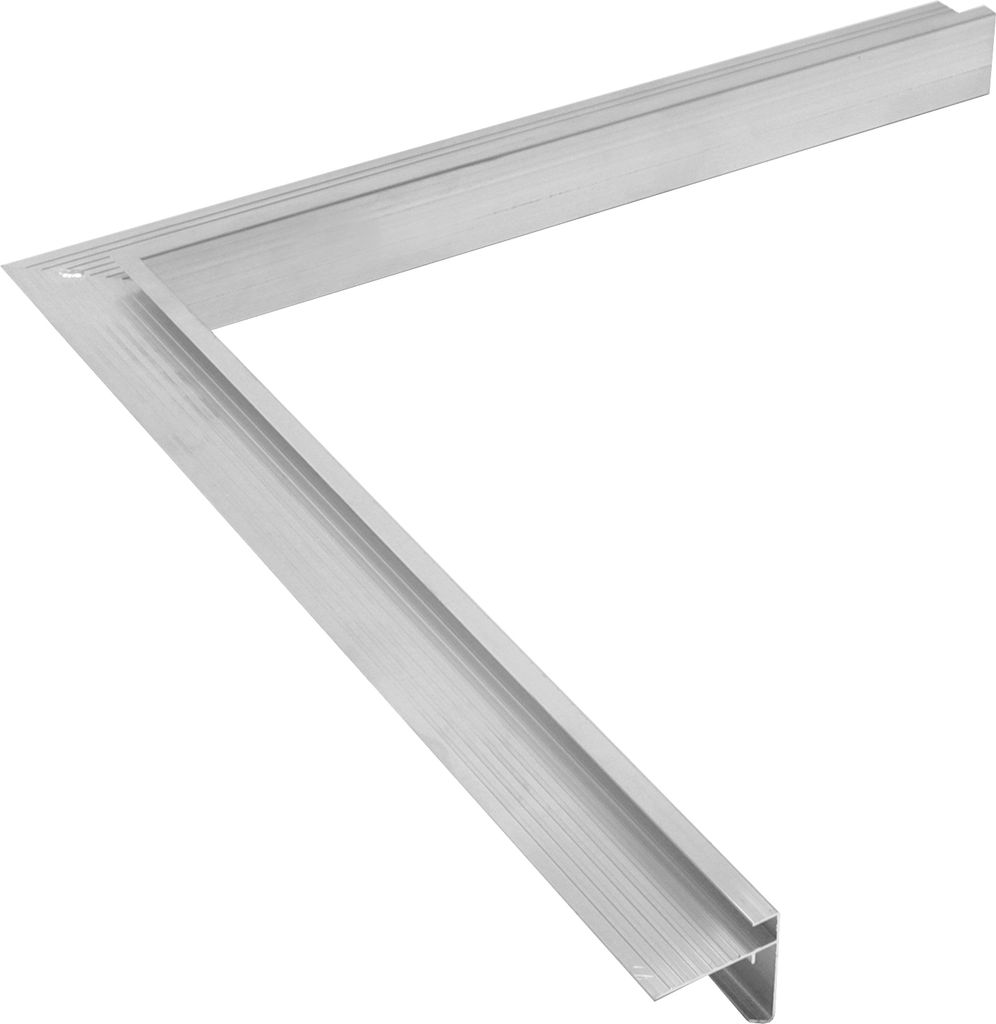 Dachrandprofile Aluminium Innenecke 4,5 x 4,5 x 40 cm - Pro Stück