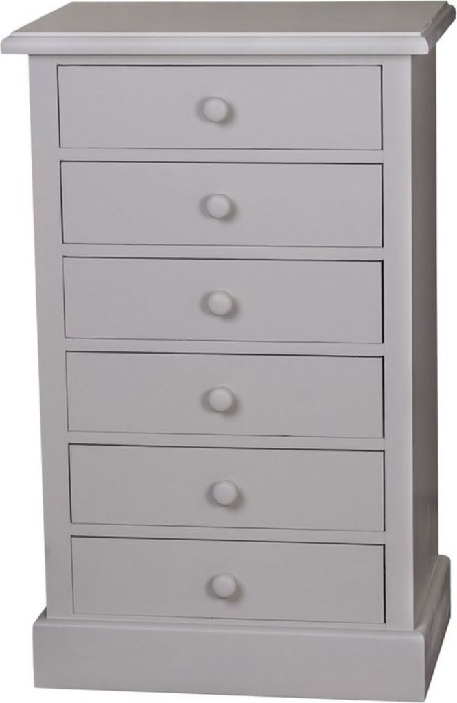Casa Padrino Landhausstil Kommode Grau 60 x 41 x H. 97 cm - Landhausstil Möbel