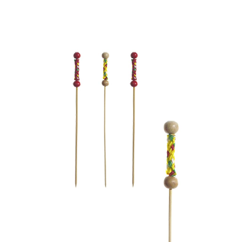 PAPSTAR Fingerfood Picker "Mexico" 7,5 cm, ideal für Partys | Beutel (40 Stück)