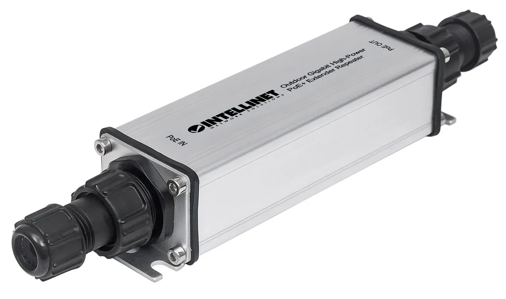 Répéteur INTELLINET PoE+ Extender Outdoor Gigabit Ethernet 100m
