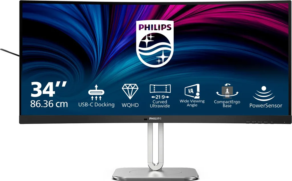 Dites adieu au désordre : Écran Philips 34B2U5600C avec dock USB-C