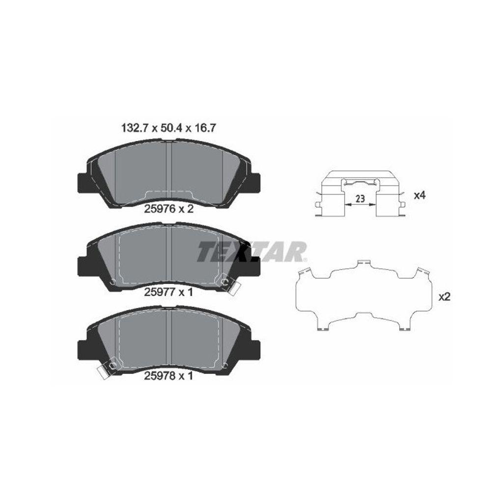 Textar Bremsbeläge vorne für Hyundai i10 1,0 1,2 + LPG