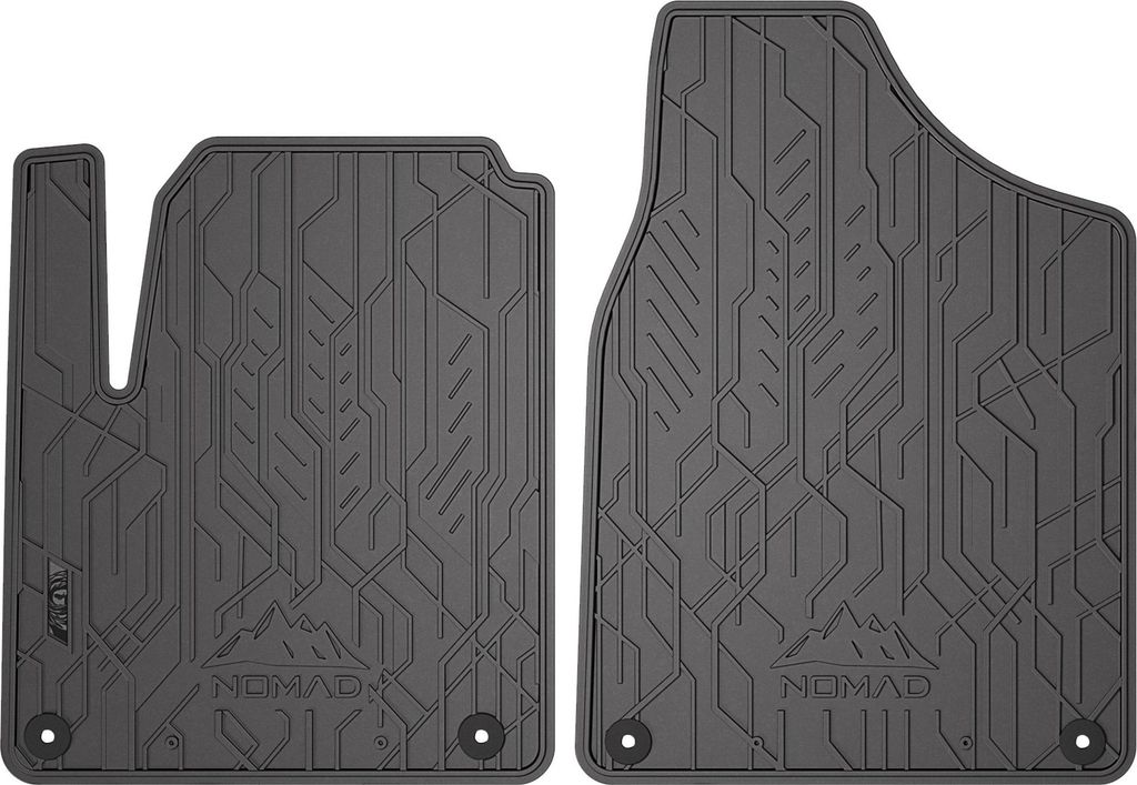 Fußmatten Gummimatten Automatten für Ford Galaxy I 1995-2006 Gummi Schwarz 2tlg
