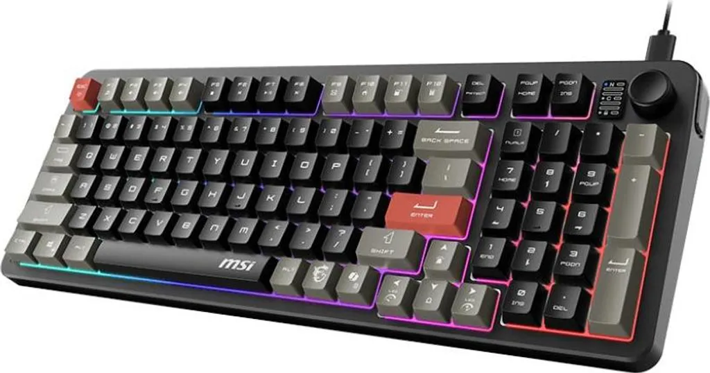 Clavier USB MSI FORGE GK110 anti-ghosting pour éviter les bugs