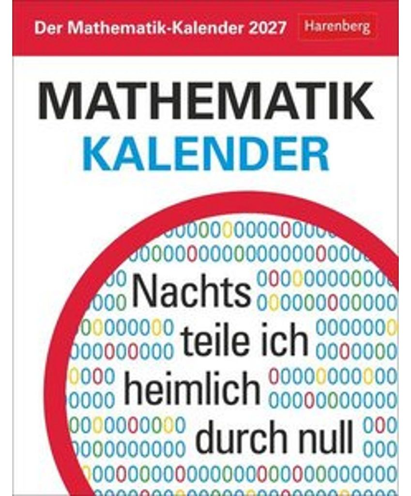 Der Mathematik-Kalender Tagesabreißkalender 2027 - Nachts Productafbeelding 