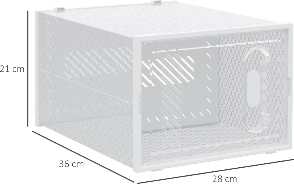 Boîte à chaussures empilable design compact et robuste - Pack de 8 pcs - 3