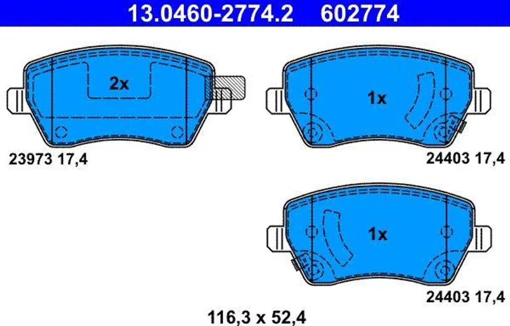 Plaquettes de frein pour Nissan Micra et Note Amélioration Freinage