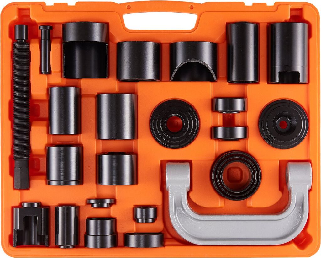 25tlg Traggelenk Kugelgelenk Abzieher Kugelgelenk Ausdrücker Satz, 520 x 430 x 90 mm Universal Kugelgelenk Auspresswerkzeug Set Kohlenstoffstahl K...