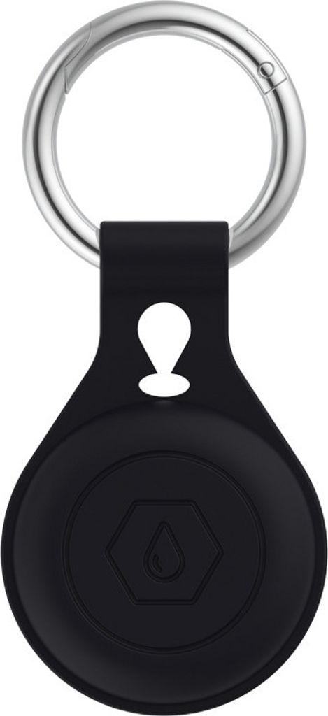 INF Airtag-Hülle/Halter mit Schlüsselring Schwarz Produktbild 
