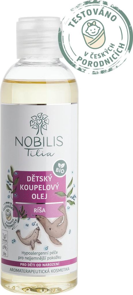 Dětský koupelový olej Ríša 200 ml Nobilis Tilia Obrázek produktu 
