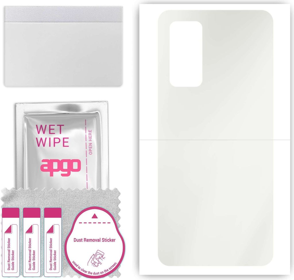 apgo Rückseite Schutzfolie, Matt, kompatibel mit Redmi K30S Ultra, Hinten Hydrogel-Displayschutzfolie mit Positionierhilfe, kratzfest, einfache Mo...