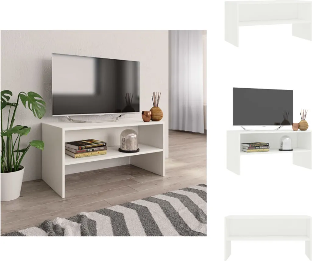 Offerta Mobile TV Bianco 80x40x40cm - vidaXL Economico e Robusto
