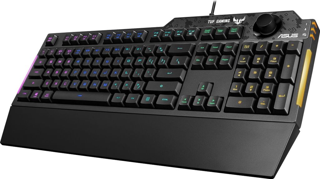 Asus K1 Gaming-tastatur Schwarz  Schwarz One Size Produktbild 