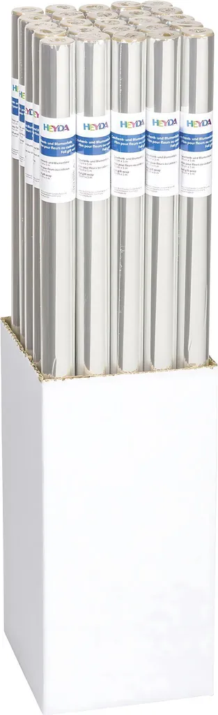 Papier Fleuriste Transparent Heyda pour Emballage Cadeau et Bouquet