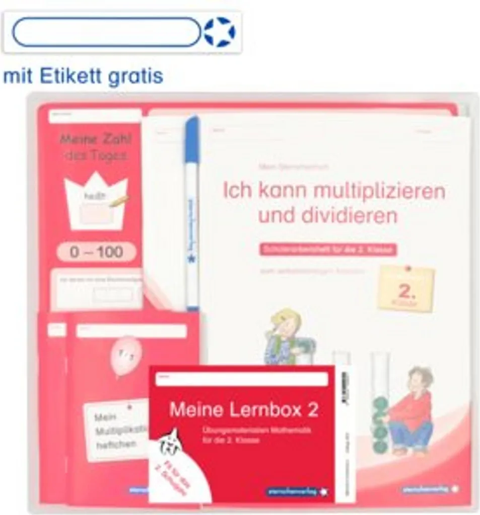 Boîte à fiches mathématiques CE1 - Coffret éducatif révision école