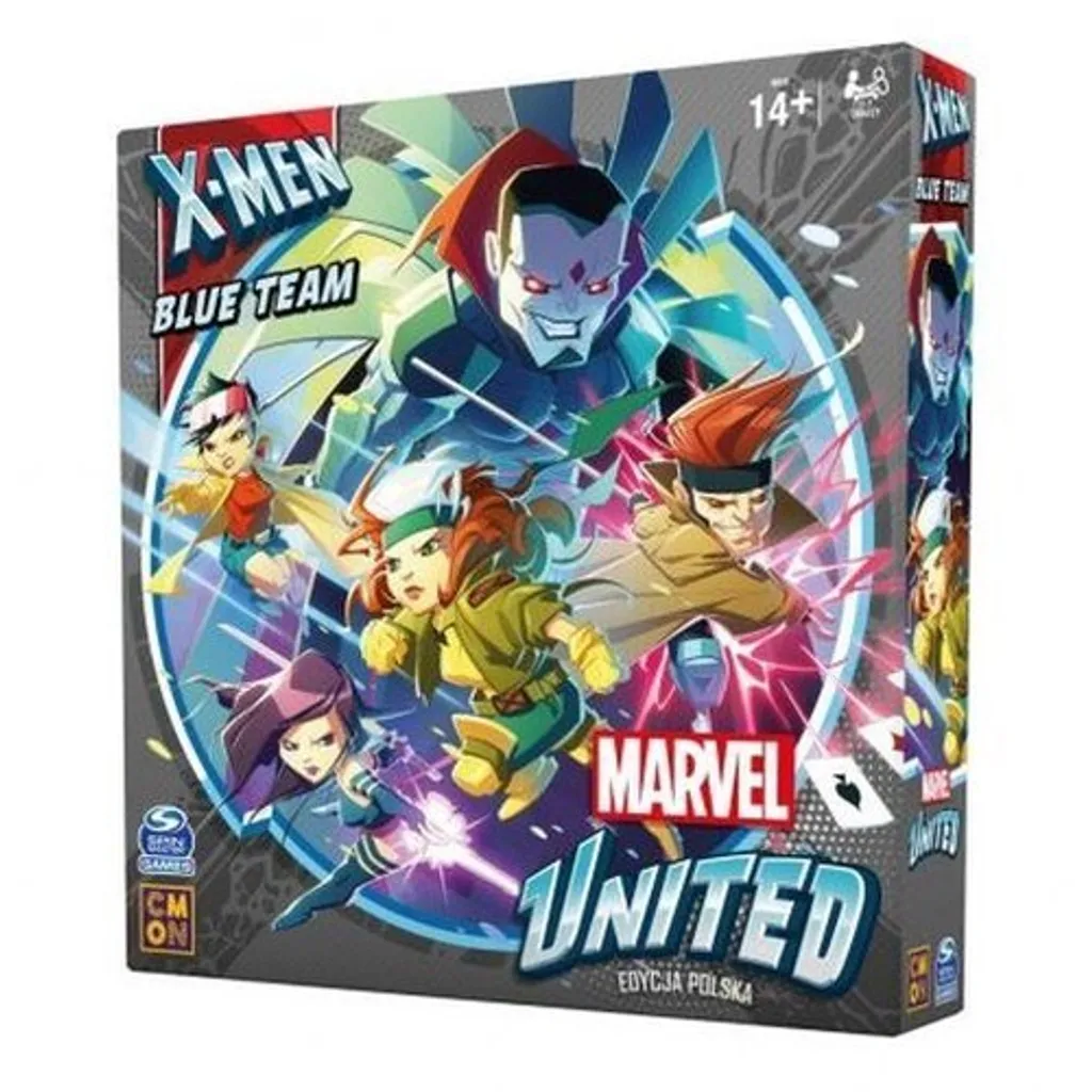 Marvel United Team X-Men dans l'avion bleu - Extension Jeu de Plateau