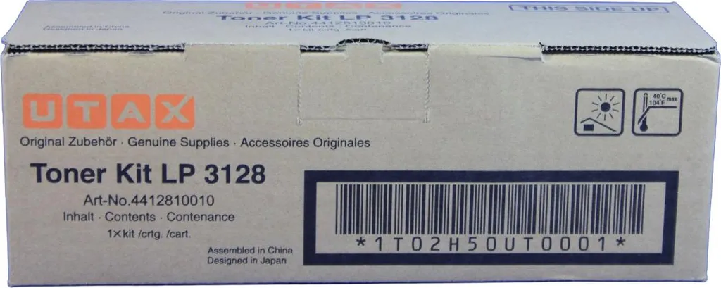 Toner noir Utax 4412810010 haute capacité pour imprimante laser LP 3128