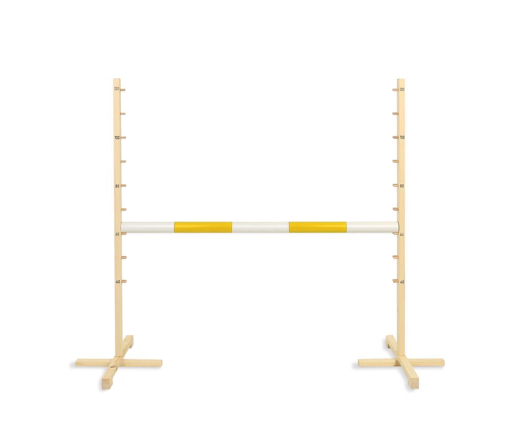 Překážka pro hobby koně 120 cm, žlutý nosník Obrázek produktu 