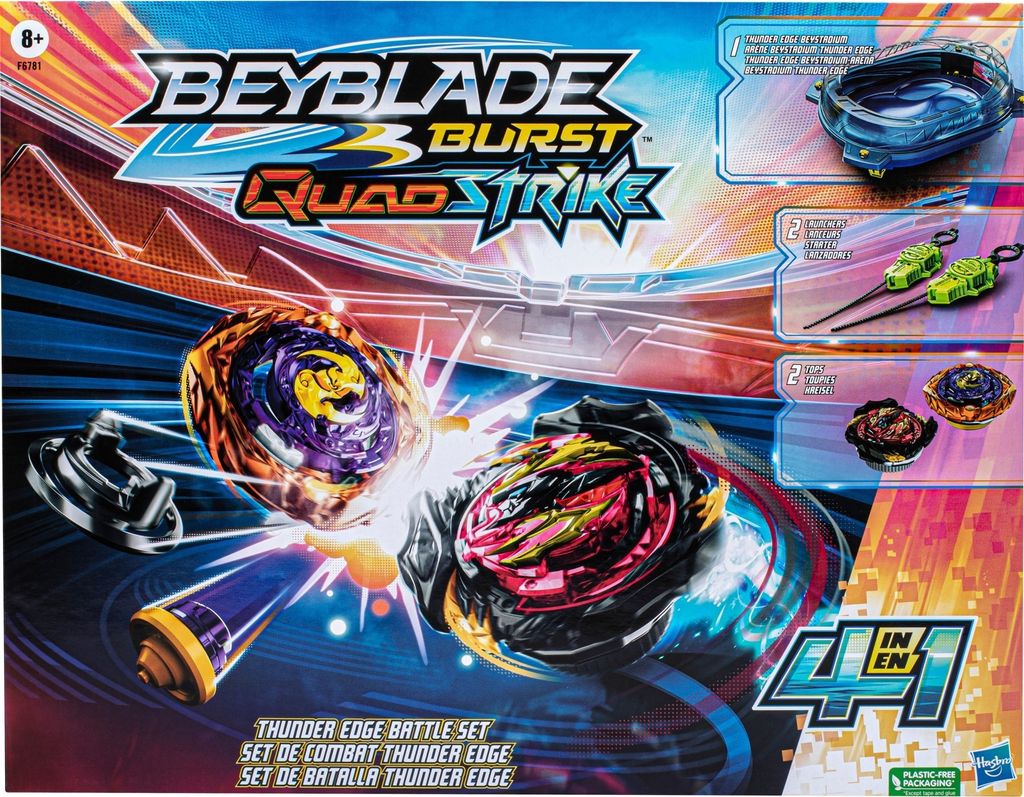 Beyblade QS Thunder Edge Battle Set Produktbild 3
