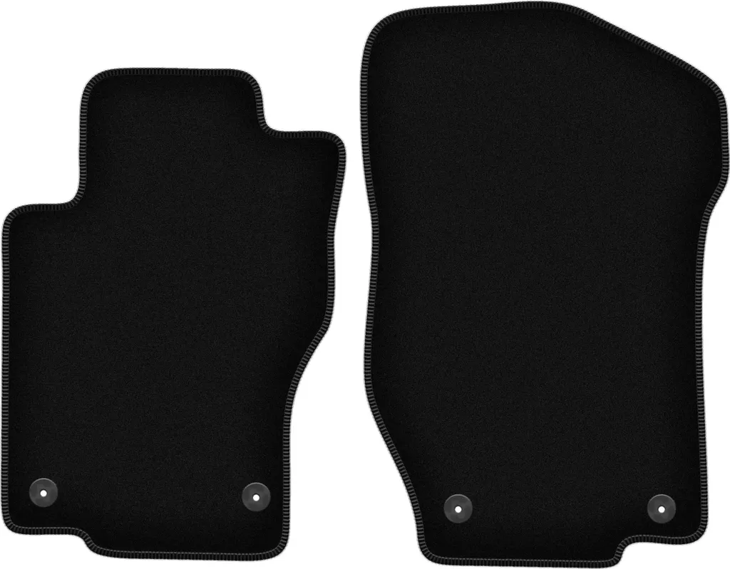 Tappetini Anteriori Misura Mercedes ML W164 2005-2011 Velluto Nero