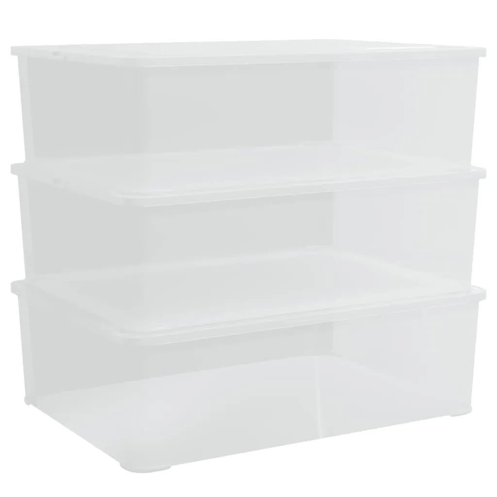 Boîtes de rangement plastique empilables 25 L pour gagner de la place