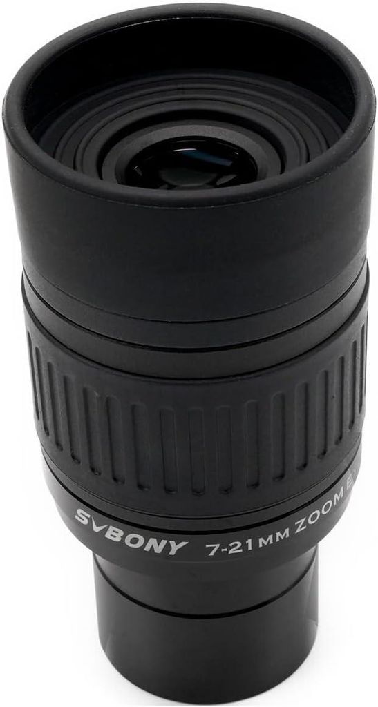 Svbony SV135 Zoom-Teleskop-Okular, 1,25 Zoll, 7–21 mm,60 Grad weites Sichtfeld,7 Elemente 4 Gruppen,Teleskop Zubehör für Planetenbeobachtungste...
