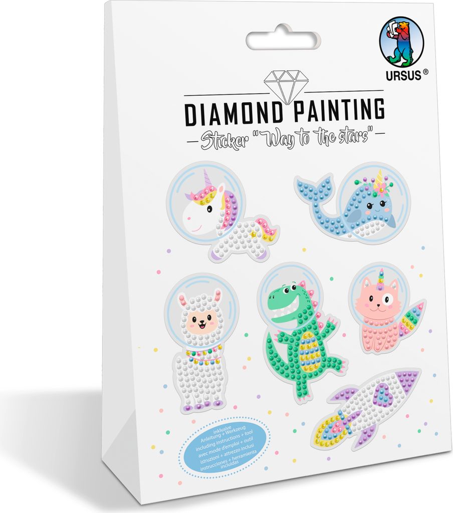 Bastelset Diamond Painting Stickers Way to the stars