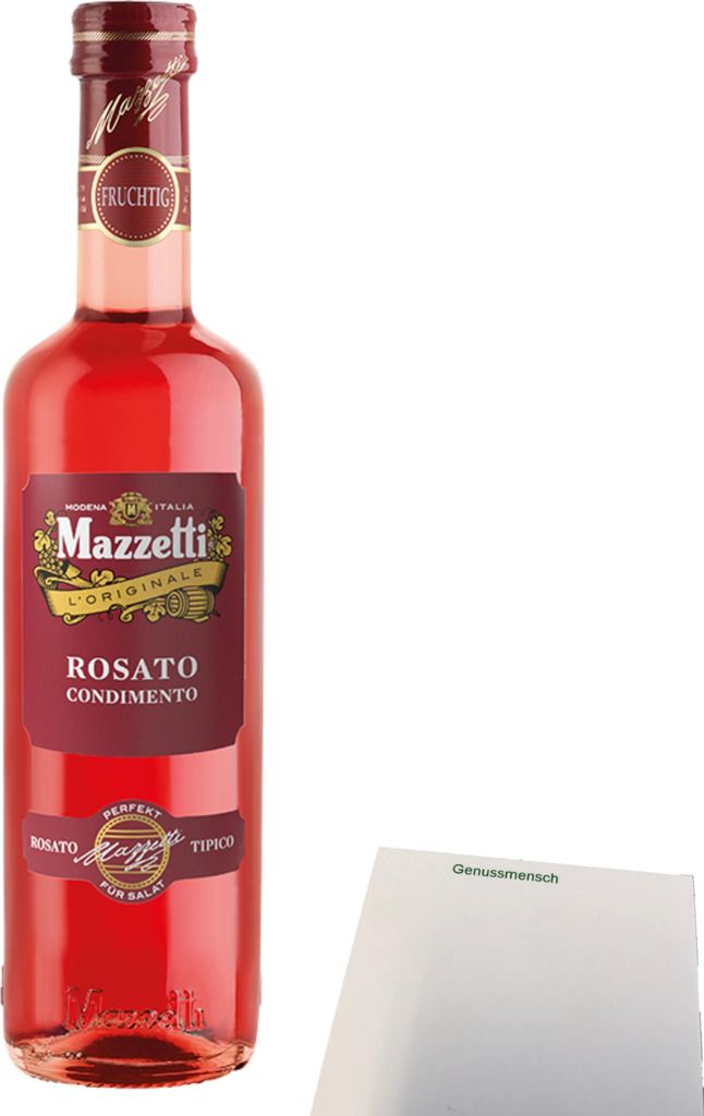 Mazzetti Balsamico Rosato (500l Flasche) + usy Block