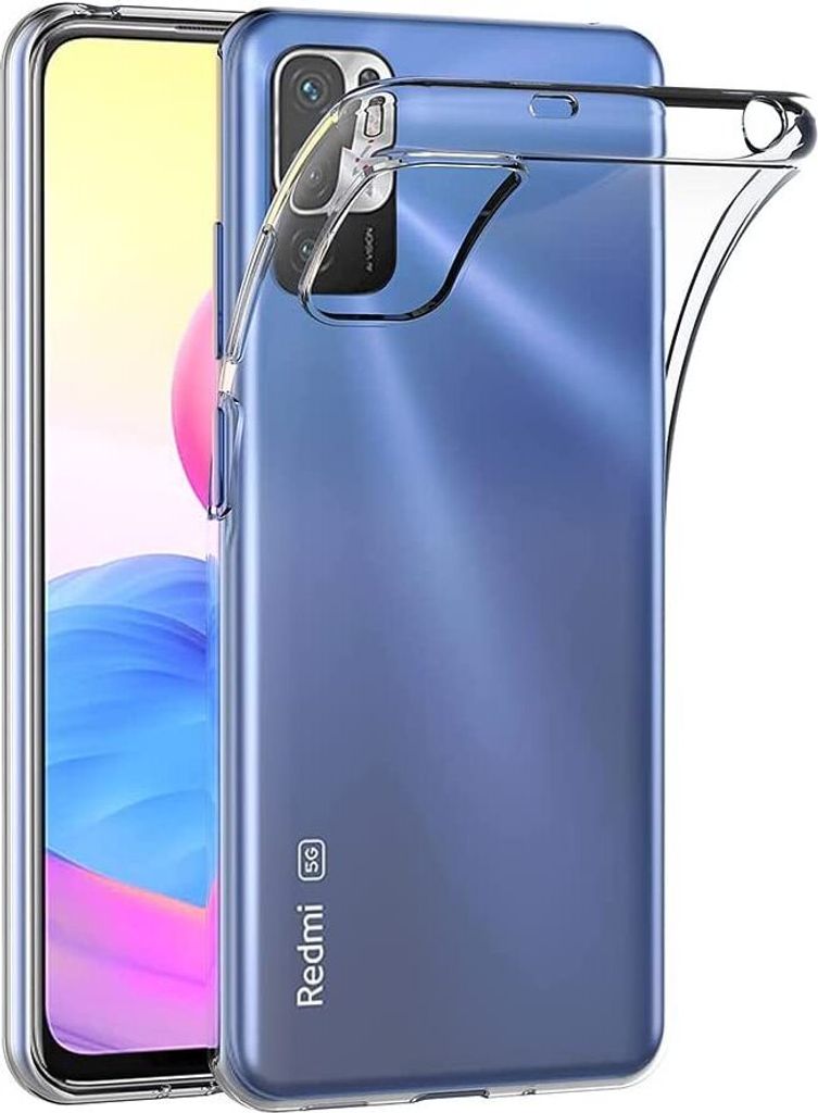 Redmi Note 10 5G Hülle, Ultra Dünn Crystal Transparent Soft TPU Case Schutzhülle für Xiaomi Redmi Note 10 5G