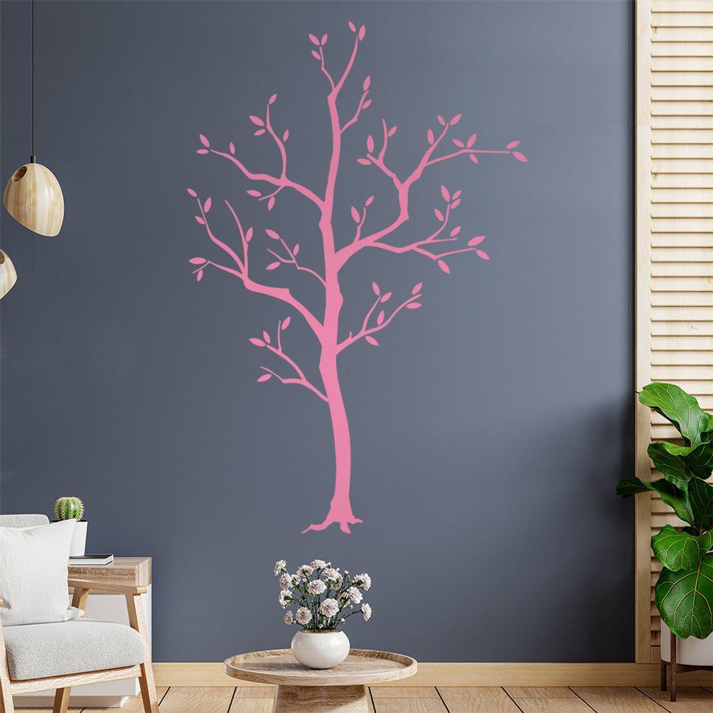 junger Baum Wandtattoo in 6 Größen - Wandaufkleber Wall Sticker - Dekoration, Küche, Wohnzimmer, Schlafzimmer, Badezimmer