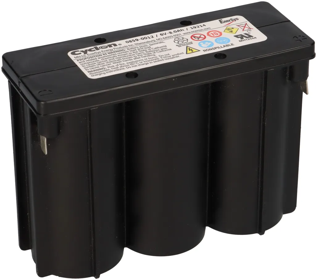 Batterie rechargeable Gates 6V 8Ah Pb8,0-6 durable et sans entretien