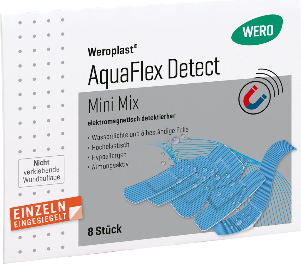 Weroplast AquaFlex Detect Mini Mix, detekt., 8 Stk/Pkg